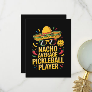 Durchschnittlicher Pickleball-Spieler Dankeskarte