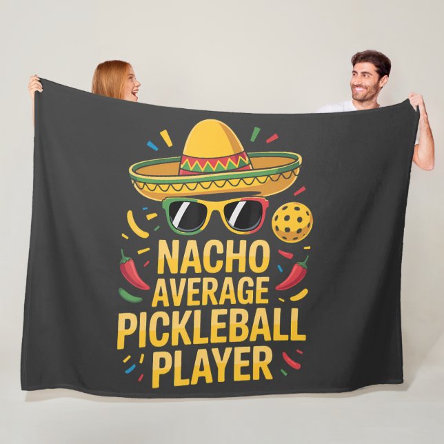 Durchschnittlicher Pickleball-Spieler Fleecedecke (Beispiel)