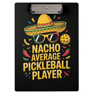 Durchschnittlicher Pickleball-Spieler Klemmbrett