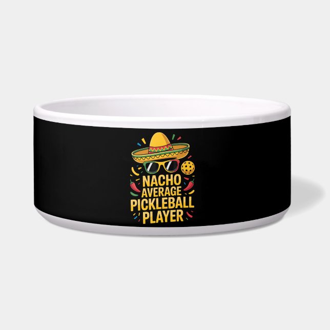 Durchschnittlicher Pickleball-Spieler Napf (Vorderseite)