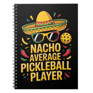 Durchschnittlicher Pickleball-Spieler Notizblock