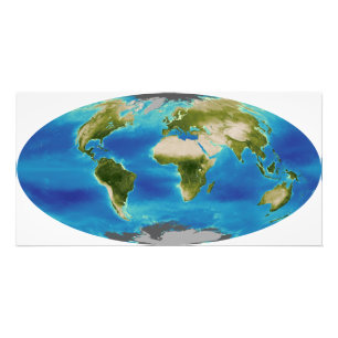 Durchschnittliches Pflanzenwachstum der Erde Fotodruck