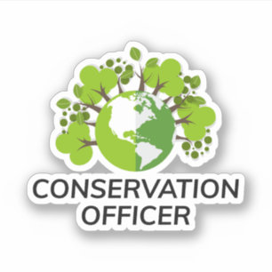 Durchsetzung des Game Warden Wildlife Conservation Aufkleber
