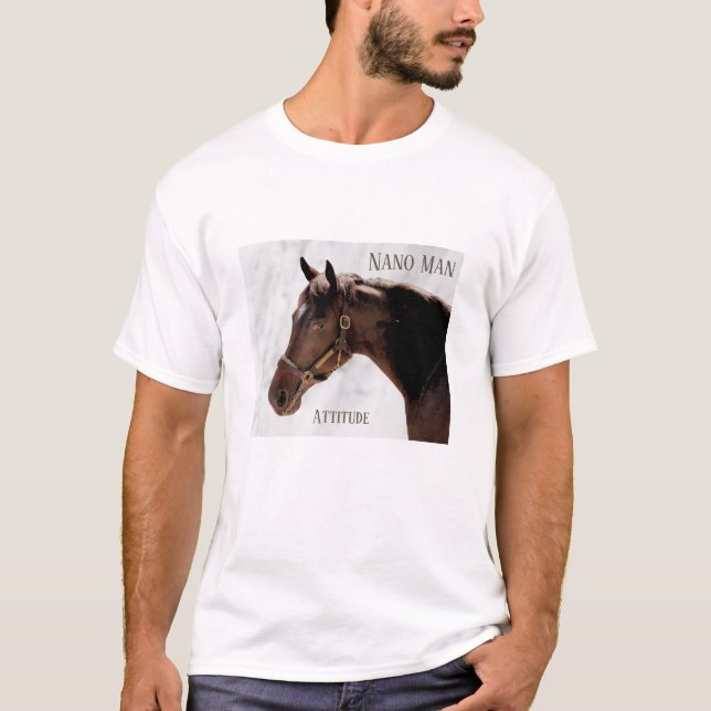 Durchsichtig - Nano Man - Attitude T-Shirt (Vorderseite)