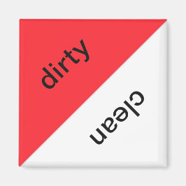 Durchsichtiger / sauberer Geschirrspüler-Magnet Magnet