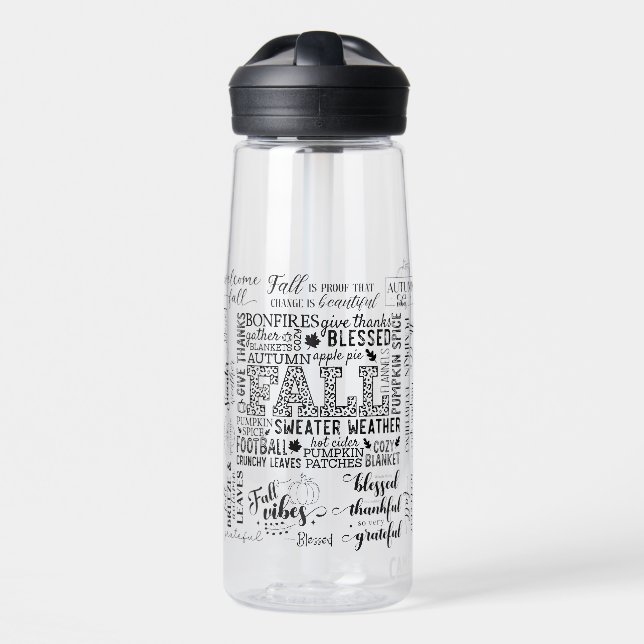 Durchstechflaschen für den Herbst Trinkflasche (Vorne)