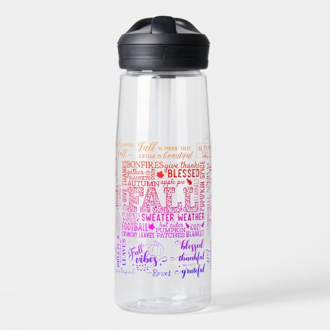 Durchstechflaschen für den Herbst Trinkflasche (Vorne)