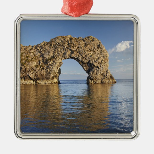 Durdle Door Arch, Jurassisches Küstenwelterbe 2 Ornament Aus Metall (Vorne)