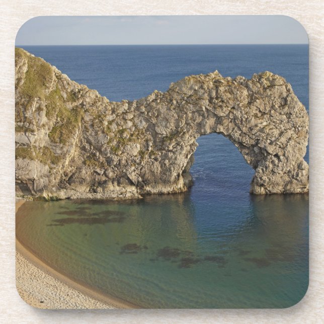 Durdle Door Arch, Jurassisches Küstenwelterbe 3 Getränkeuntersetzer (Vorderseite)