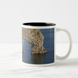 Durdle Door Arch, Jurassisches Küstenwelterbe 3 Zweifarbige Tasse