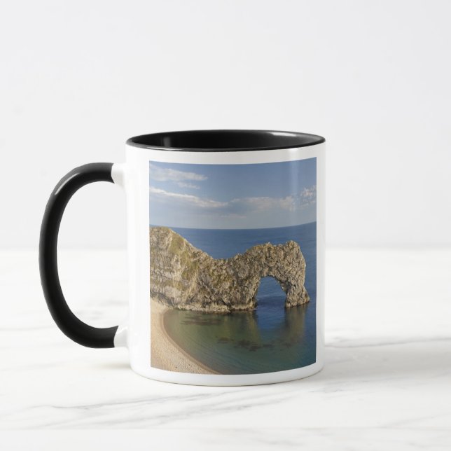 Durdle Door Arch, Jurassisches Küstenwelterbe Tasse (Links)