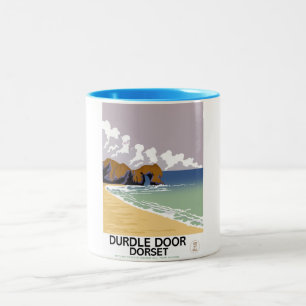Durdle Door Dorset Zweifarbige Tasse