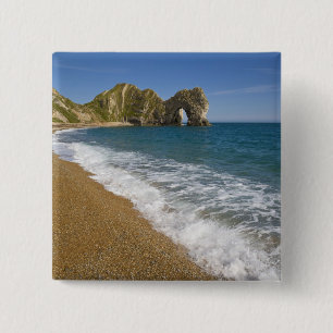 Durdle Door, Lulworth Cove, Jurassische Küste, 2 Button