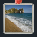 Durdle Door, Lulworth Cove, Jurassische Küste, 2 Ornament Aus Metall<br><div class="desc">COPYRIGHT Paul Thompson / DanitaDelimont.com| EU33 PTH0984.jpg| Durdle Door, Lulworth Cove, Jurassic Coast, Dorset, England</div>