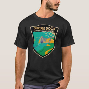 Durdle Door on Man of War Bay in Dorset England T-Shirt
