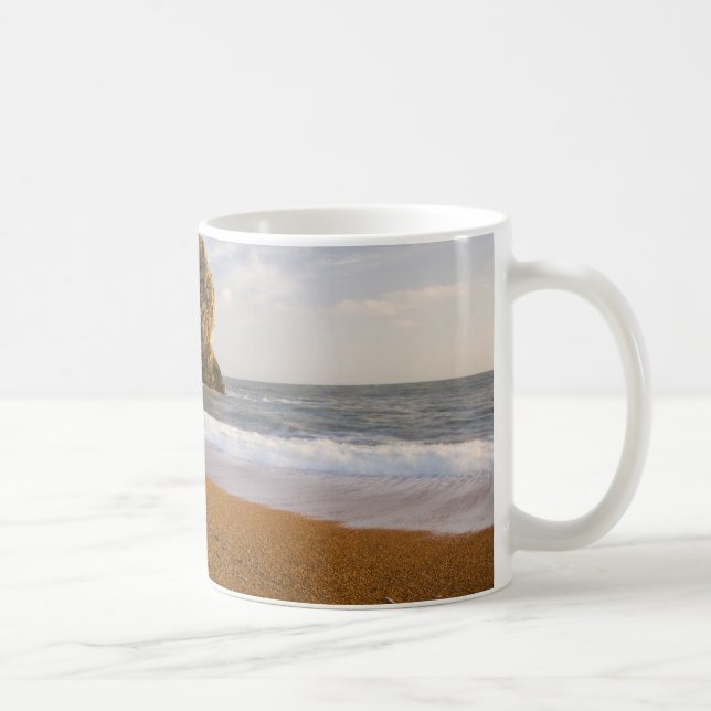 Durdle Tür-Felsen-Bogen Dorset England Tasse (Rechts)