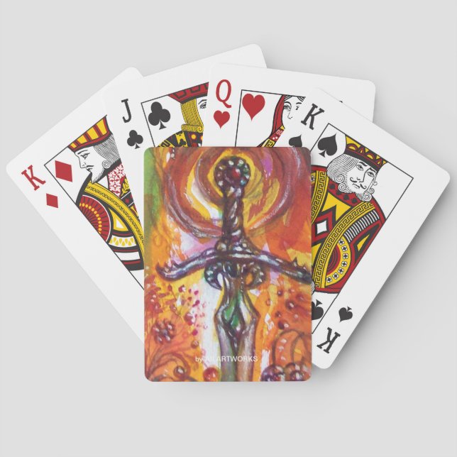 DURENDAL, ROMANTISCHES SCHWERT SPIELKARTEN (Rückseite)