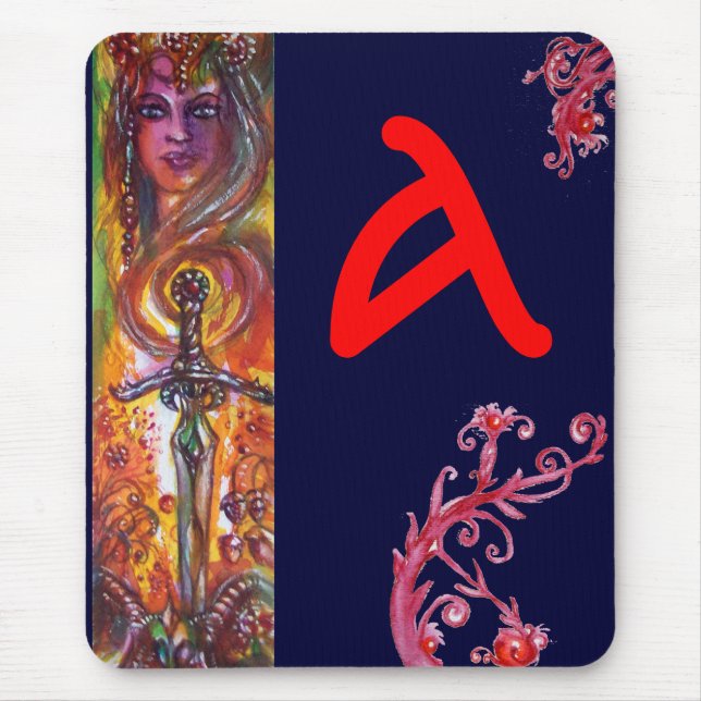 DURENDAL , ROMANTISCHES SCHWERT UND DAS ANGEL-MONO MOUSEPAD (Vorne)