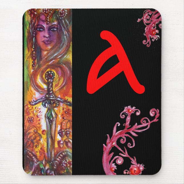 DURENDAL , ROMANTISCHES SCHWERT UND DAS ANGEL-MONO MOUSEPAD (Vorne)