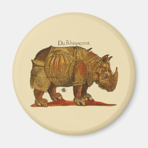Durer's Rhinoceros Magnet