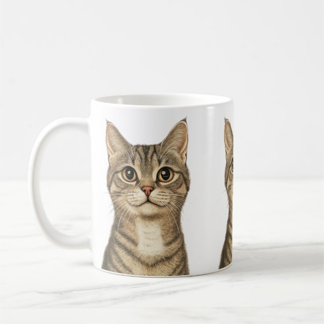 Dürer's Tabby Treasures 2 Kaffeetasse (Links)