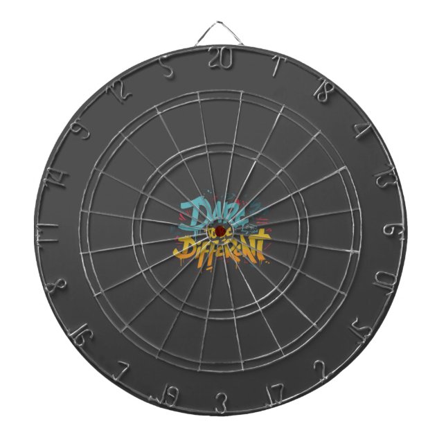 Dürfen Sie anders sein Dartscheibe (vorne)