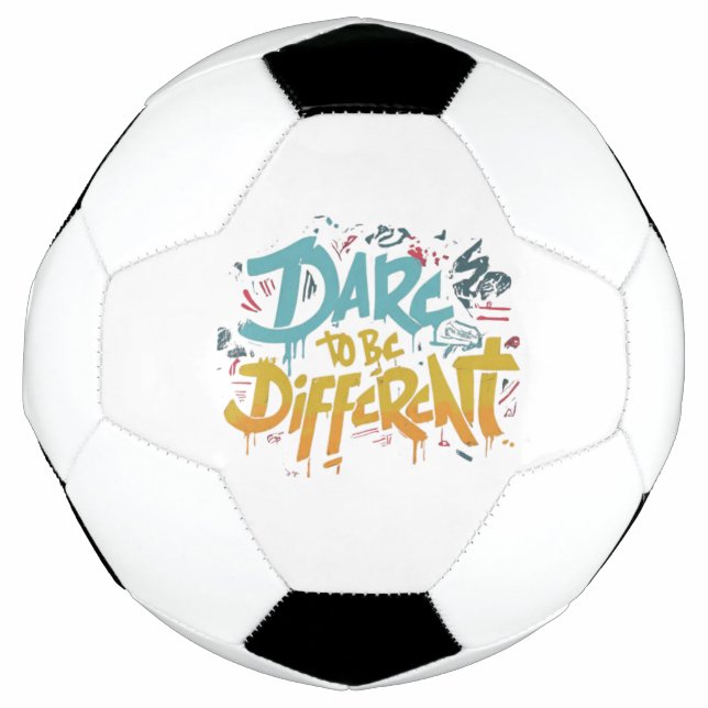 Dürfen Sie anders sein Fußball (Vorderseite)