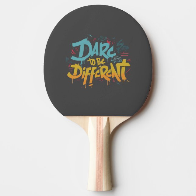 Dürfen Sie anders sein Tischtennis Schläger (Vorderseite)