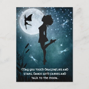 Dürfen Sie mit Fairies Irish Dance Hard Shoe tanze Postkarte