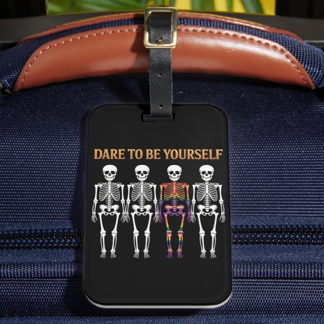 Dürfen Sie sich selbst ein Niedliches LGBT-Pride-G Gepäckanhänger (Vorderseite Insitu 2)