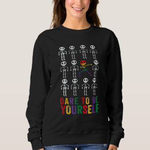 Dürfen Sie sich selbst Niedlich sein LGBT Pride Da Sweatshirt
