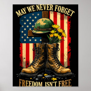 Dürfen wir vergessen, dass Freiheit nicht der USA- Poster