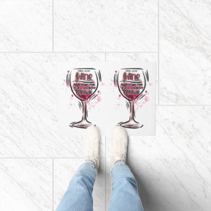 Dürfte dein Wein stärker sein als dein Töchter? Fußmatte