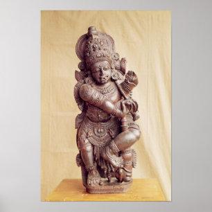 Durga aus Südindien Poster