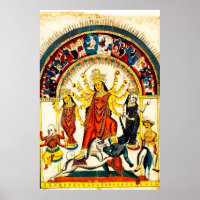 Durga, der Zerstörer von Evils