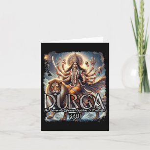 Durga Goddess War Hindu Mythology Devi Shakti Karte