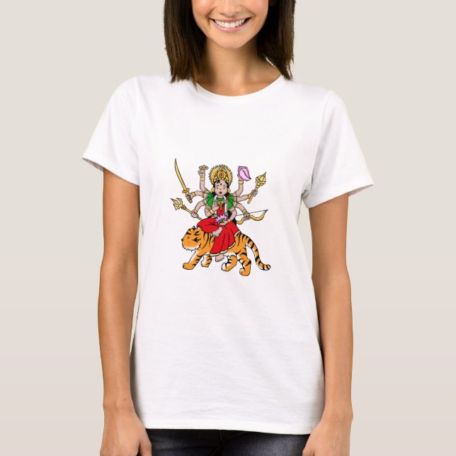 Durga Hindu Goddess T - Shirt (Vorderseite)