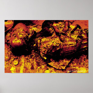 Durga mit Trommelposter Poster