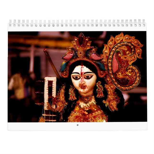 Durga Puja Kalender (Rückseite)