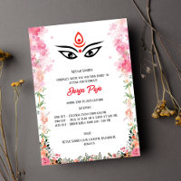 Durga Puja Navratri Bengali Floral