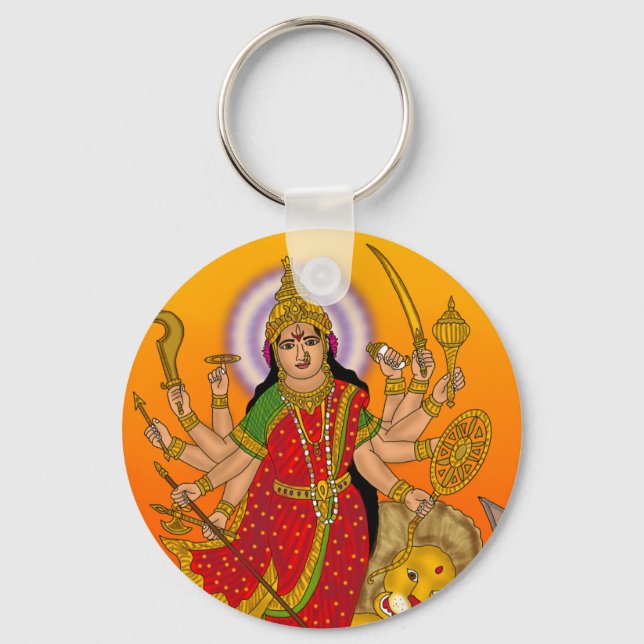 Durga-Schlüsselanhänger Schlüsselanhänger (Vorderseite)