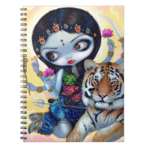 "Durga und der Tiger-" Notizbuch Notizblock