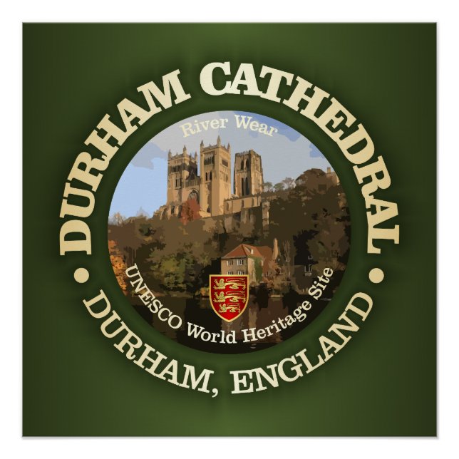 Durham Cathedral (rd) Poster (Vorderseite)