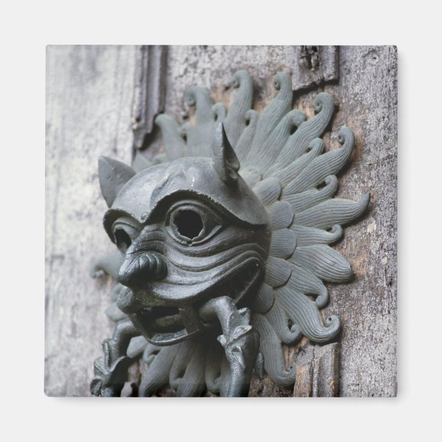 Durham Cathedral Sanctuary Knocker Magnet (Vorne)