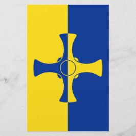 Durham Flag (Landkreis von England, UK) Briefpapier
