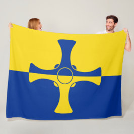 Durham Flag (Landkreis von England, UK) Fleecedecke