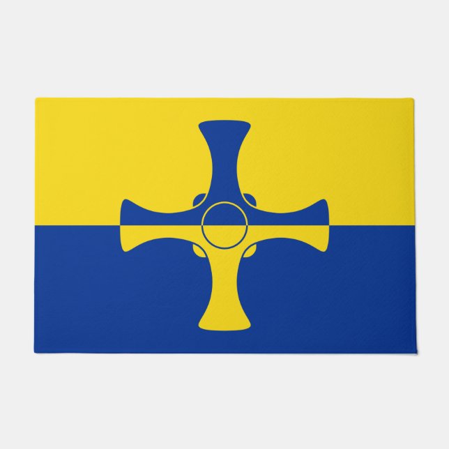 Durham Flag (Landkreis von England, UK) Fußmatte (Vorderseite)