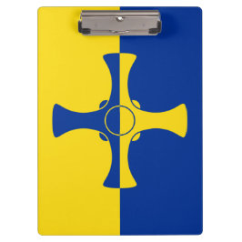 Durham Flag (Landkreis von England, UK) Klemmbrett