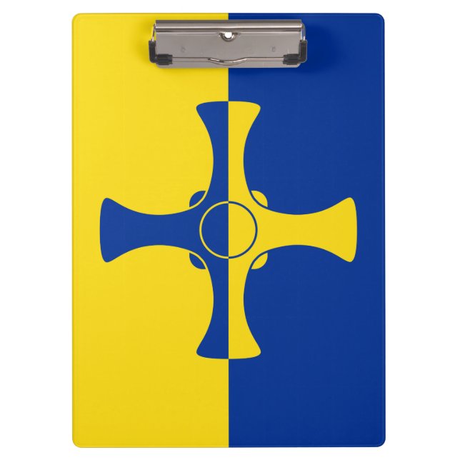 Durham Flag (Landkreis von England, UK) Klemmbrett (Vorderseite)