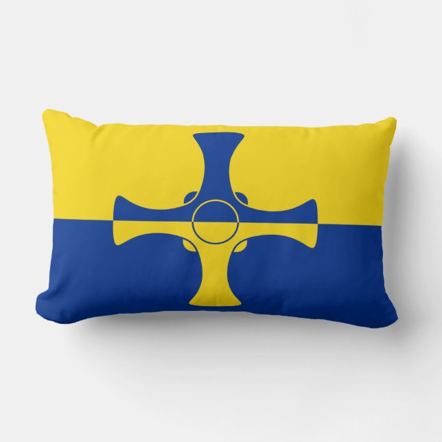 Durham Flag (Landkreis von England, UK) Lendenkissen (Vorderseite)